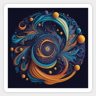 Cosmic Kaleidoscope: Revealing Marvels of the Cosmos Sticker